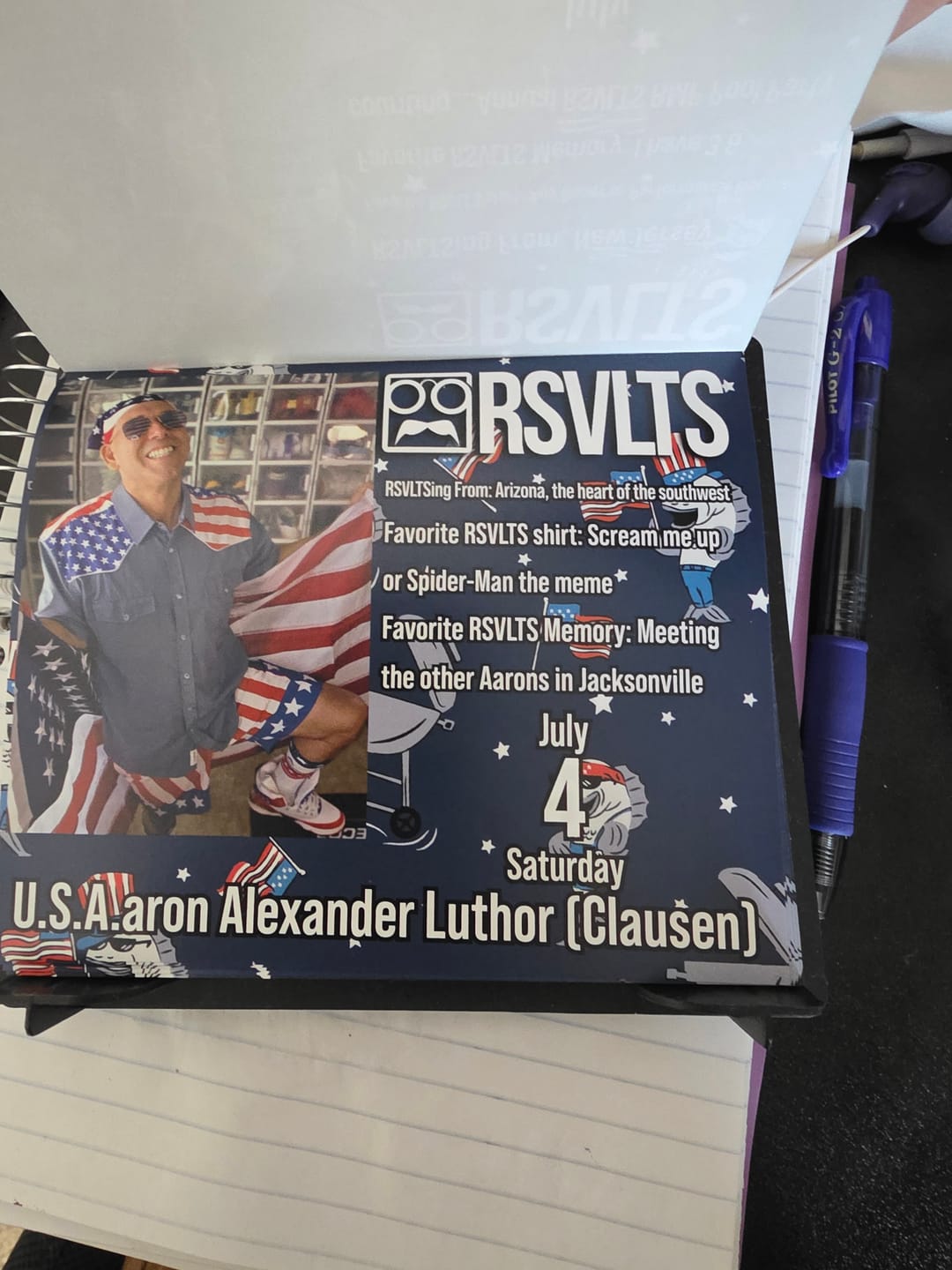 Customer photo review of RSVLTS 2026 Calendar