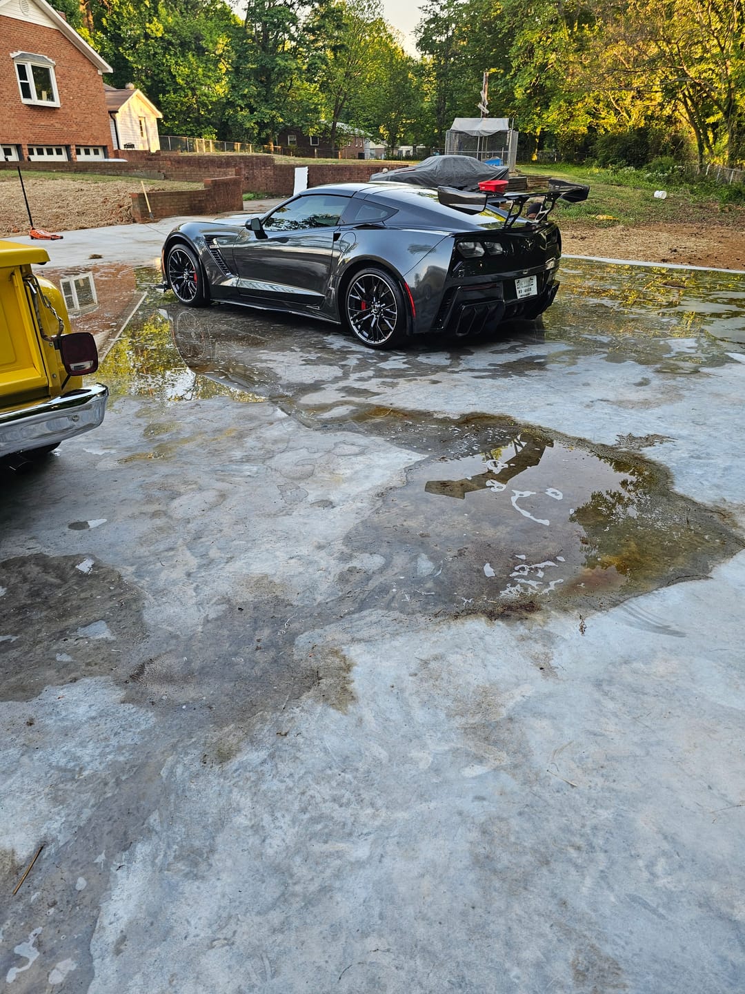 Customer photo review of Corvette C7 Extended Front & Rear Splash Guards