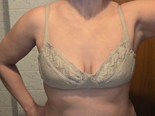 Customer photo review of Linen Triangle Bra MEGAN
