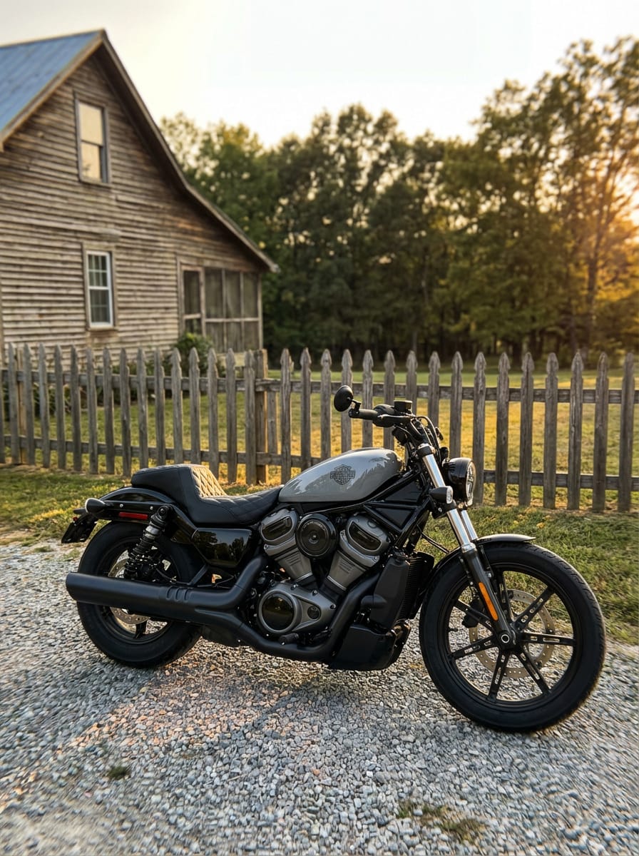 Customer photo review of Iron Born Diamond Stitch 2-Up Seat For Harley Sportster Nightster RH975/S Black