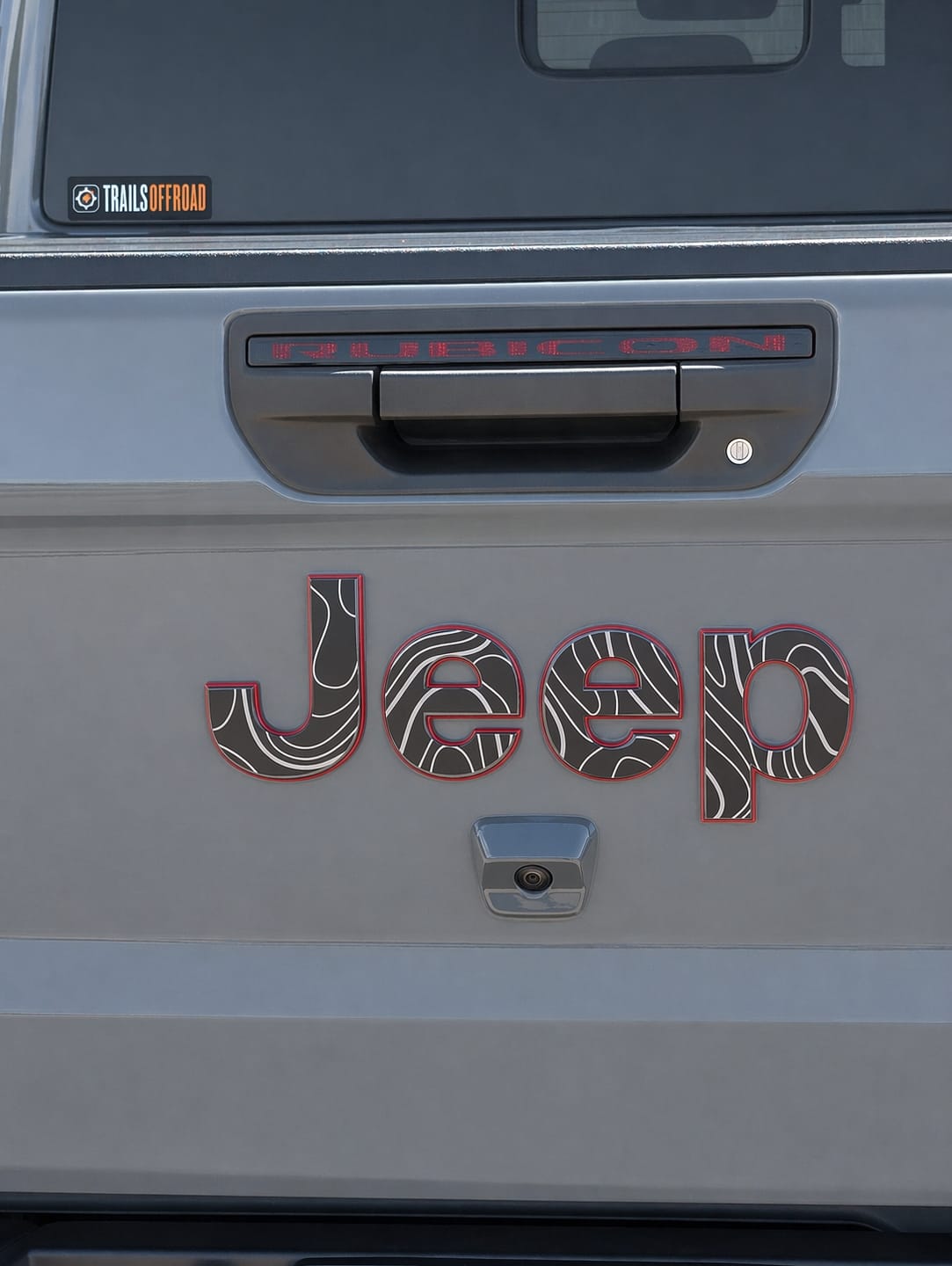 Customer photo review of JEEP Gladiator Emblem Overlay Decal Set | Fits 2020+ Jeep Gladiator