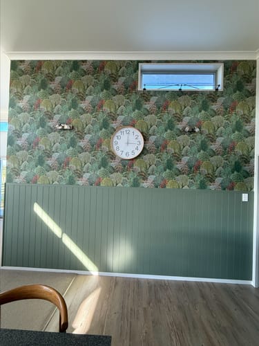 Customer photo review of Arboretum Garden Wallpaper - Green