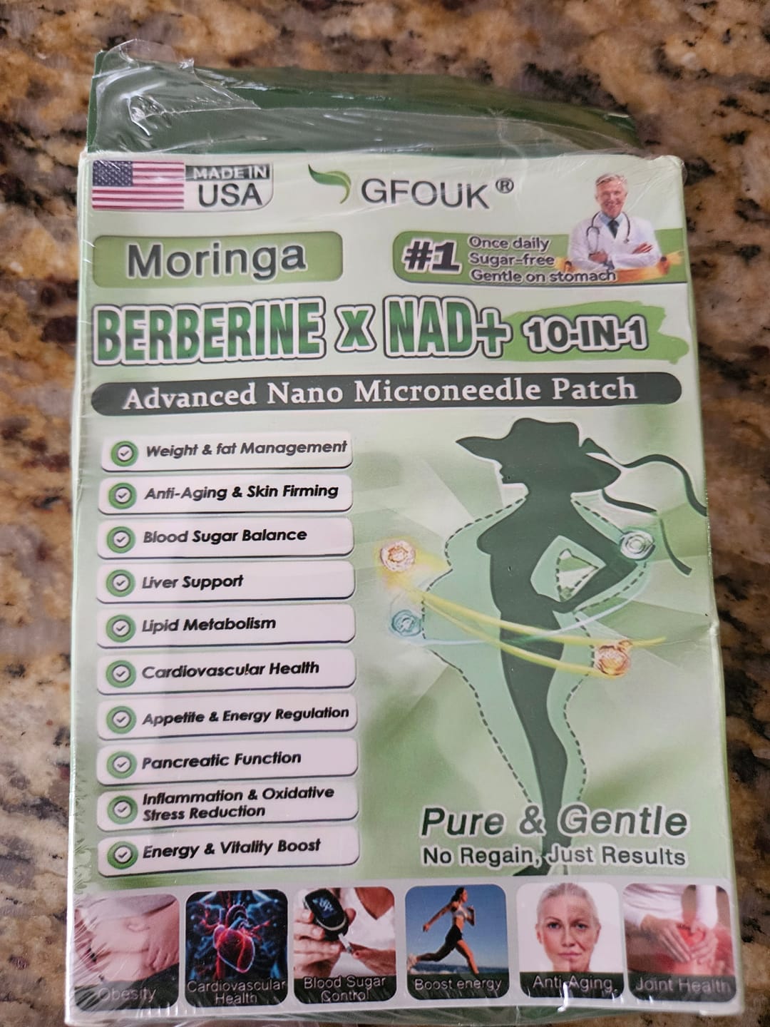 Customer photo review of Anywhere Slim Patch