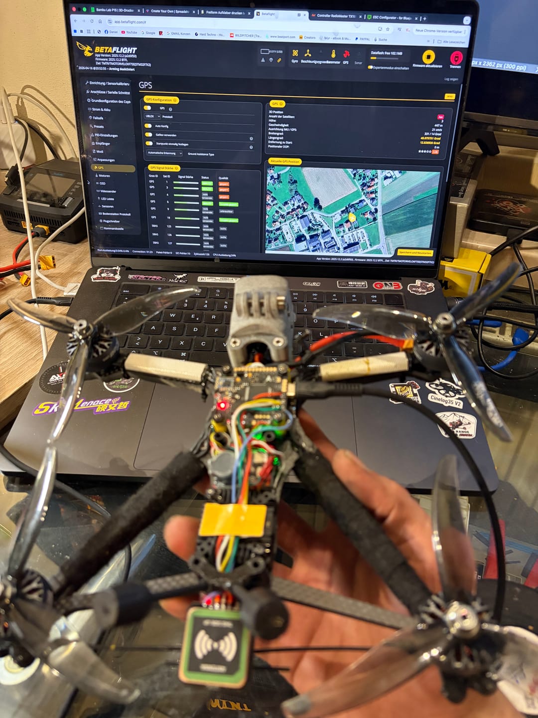 Customer photo review of RP1 V2 ExpressLRS 2.4ghz Nano Receiver EU-LBT