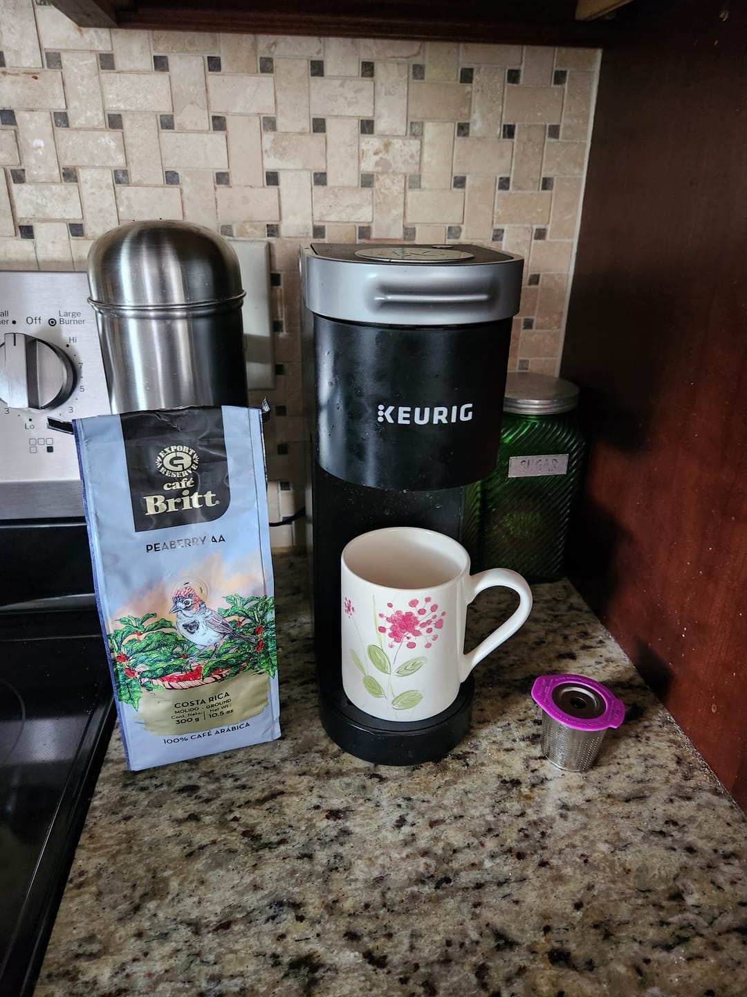 Customer photo review of COSTA RICAN PEABERRY AA COFFEE