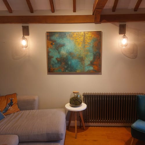 Customer review photo for Colorful Painting #CA347
