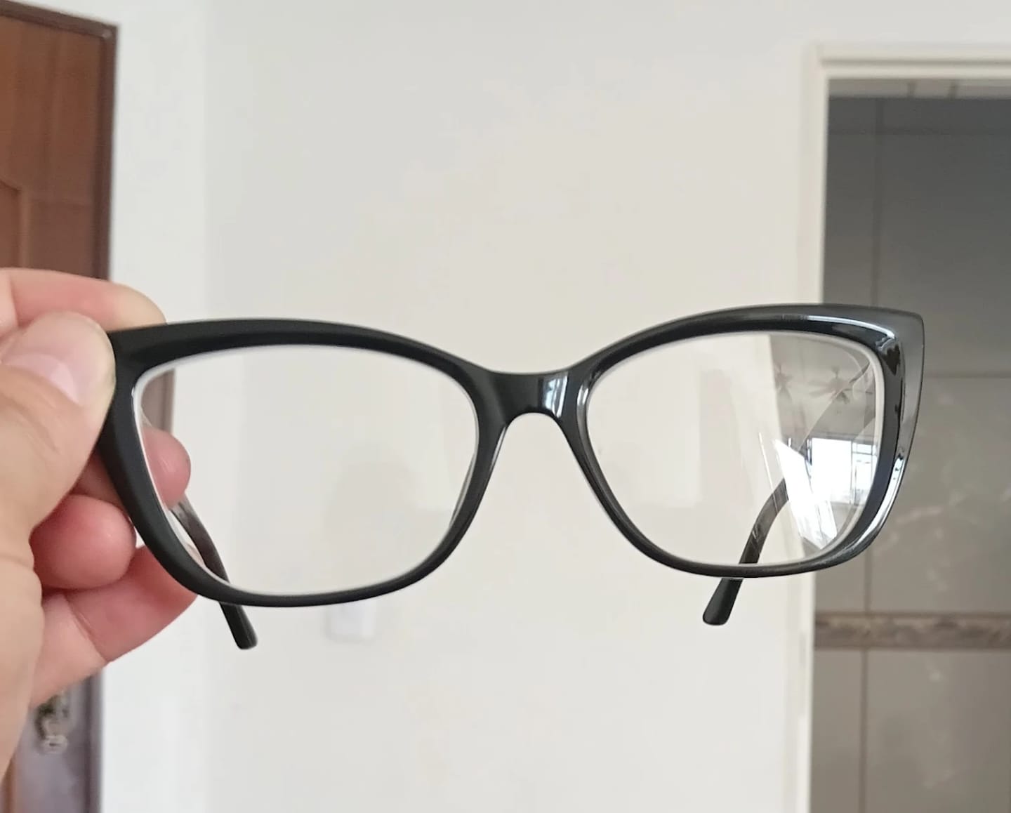 Customer photo review of Óculos Clip-on Diana (1 Lente)