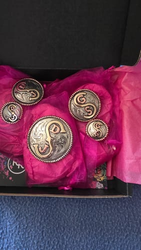 Customer photo review of Custom Concho Design