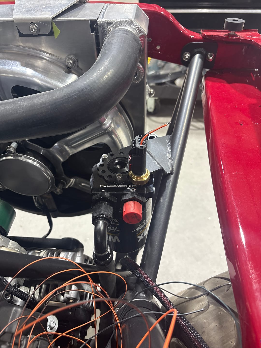 Customer photo review of Fluidworks Remote Oil Filter - Front Load Style