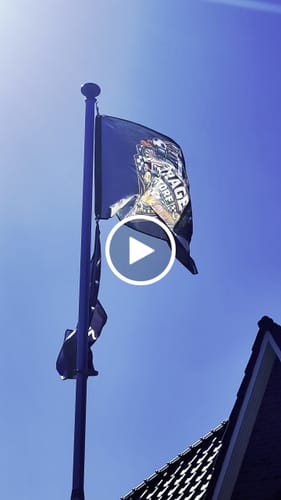 Kundenbewertung mit Video zu Fahne inkl. Druck