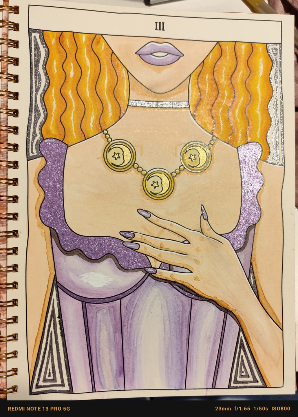 Customer photo review of TAROT PARA COLOREAR: Tomo II - Arcanos menores