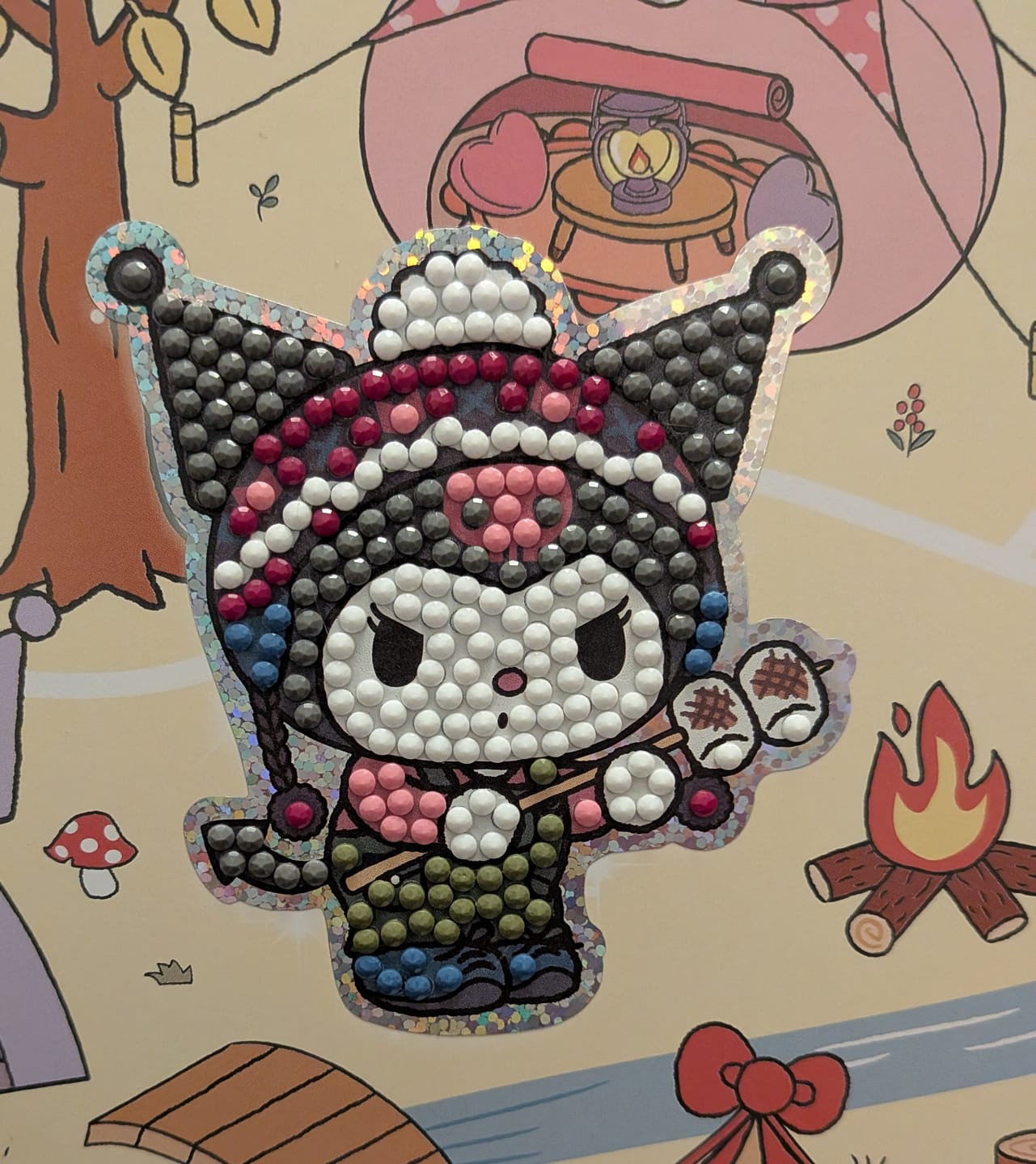Customer photo review of Hello Kitty & Friends Crystal Art Sticker Album - Starter Pack