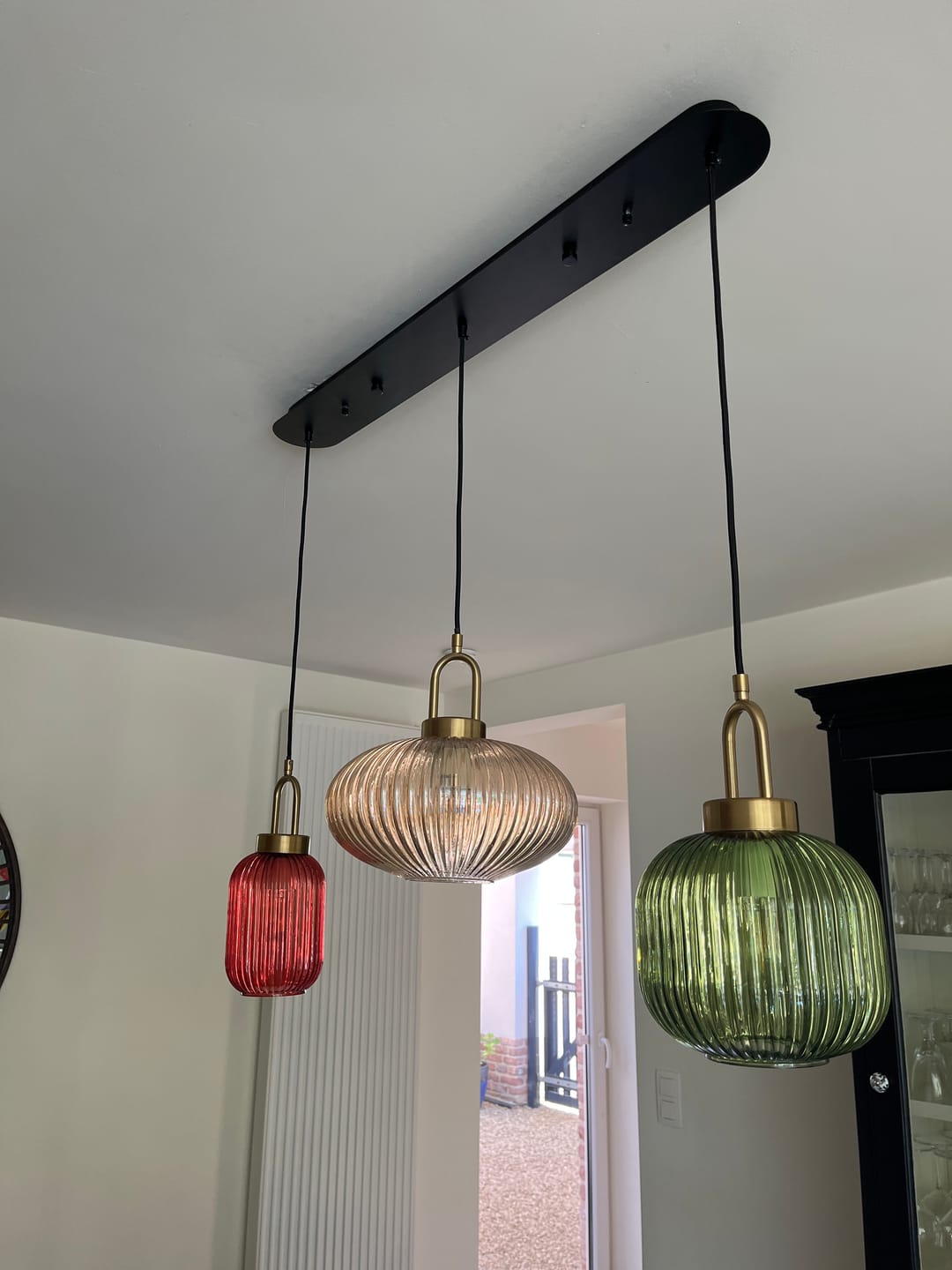 Customer photo review of Socle de plafond rectangulaire pour suspensions multiples