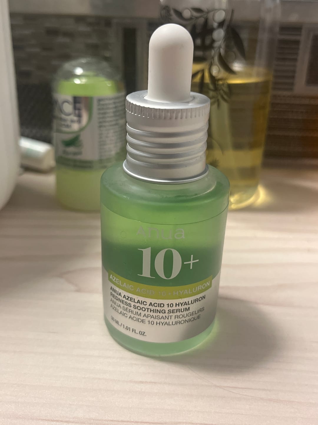Customer photo review of Serums ar azelaīnskābi Anua Azelaic Acid 10 Hyaluron Redness Soothing Serum