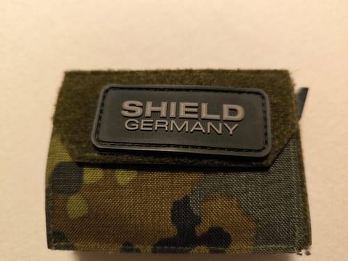 Customer photo review of Tactical Wallet Münzfach - 5-Farben Flecktarn