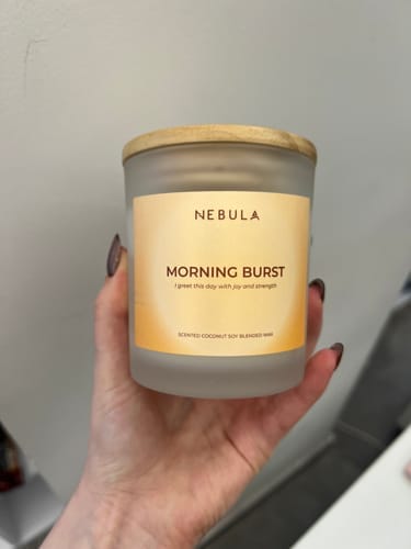 Customer photo review of Morning Burst Candle