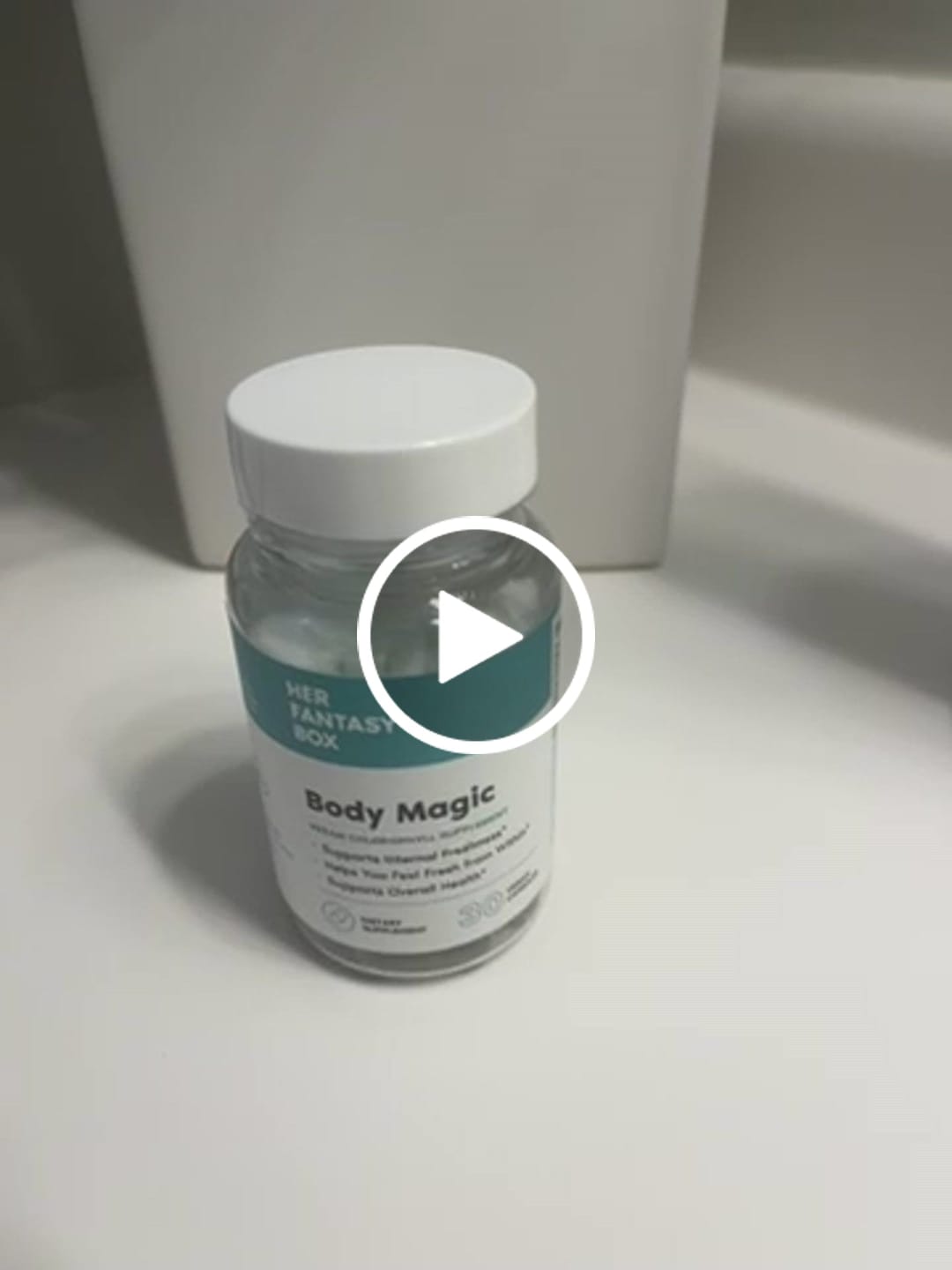 Customer video review of Body Magic Chlorophyll Pill - For Body Odor, Detox & Skin