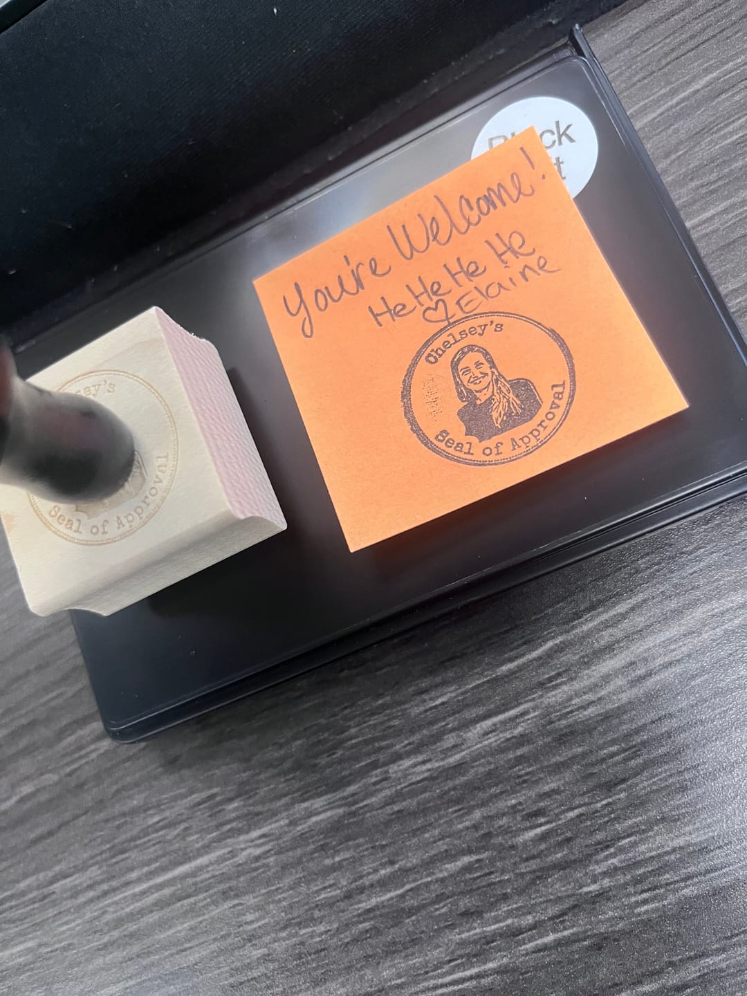 Customer photo review of Face Stamp﹘ Wood Stamp﹘US