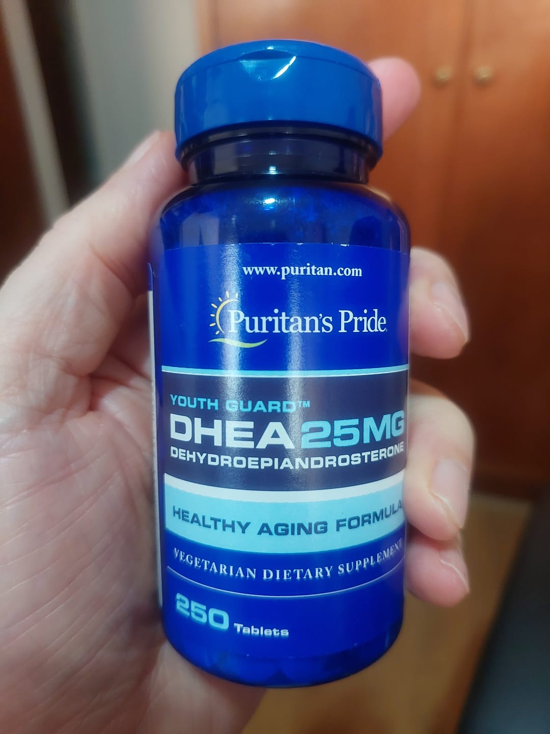 Customer photo review of Puritan's Pride Youth Guard DHEA 25mg – 250 Comprimidos