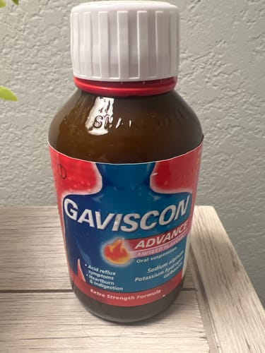Customer photo review of Gaviscon Advance Aniseed Flavour Oral Suspension, 250ml