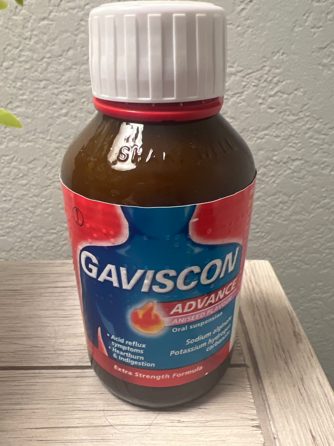 Customer photo review of Gaviscon Advance Aniseed Flavour Oral Suspension, 250ml