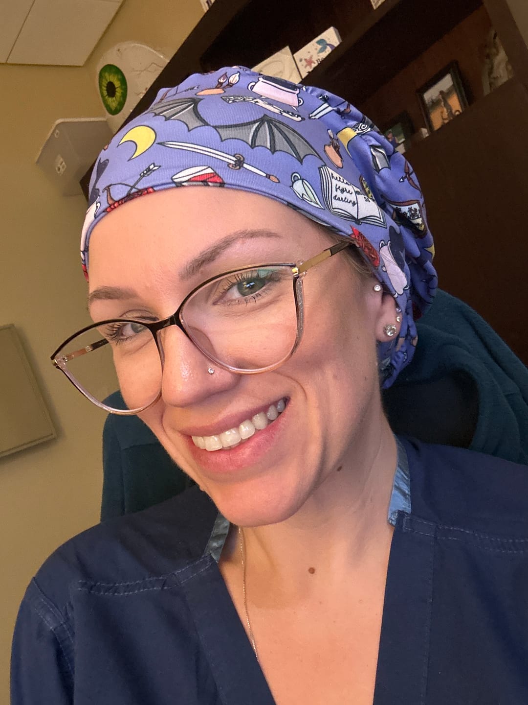 Customer photo review of DuoStyle Scrub Hat - ACOTAR