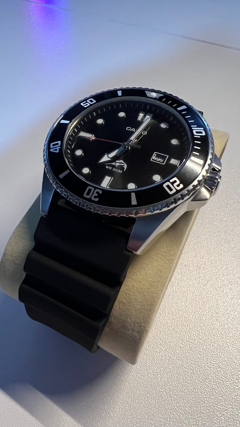 Customer photo review of Reloj Casio Submariner Marlin Duro MDV106-1AV Negro Buceo