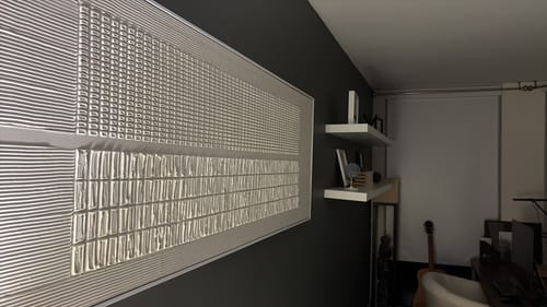 Customer review photo for Plaster Art Texture Painting #SG055
