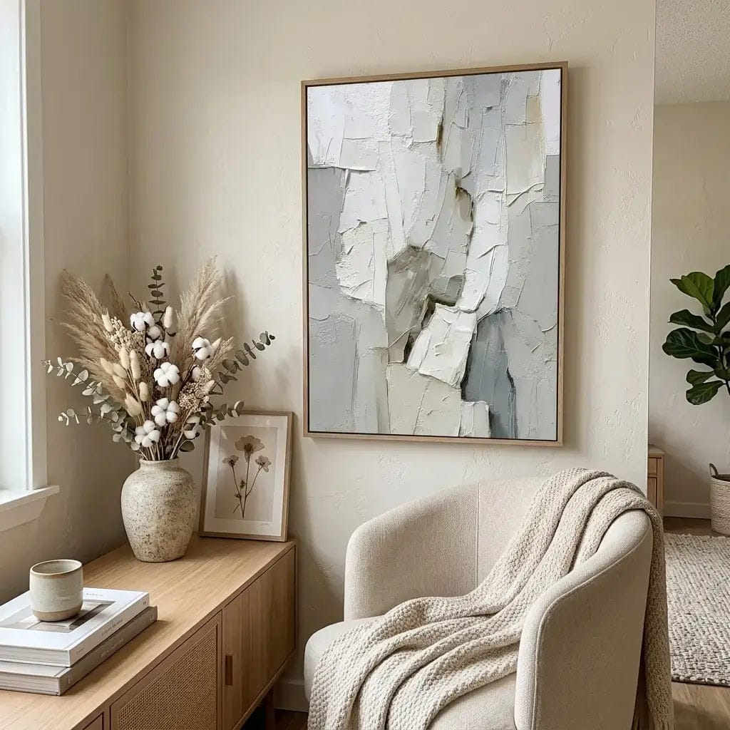 Customer photo review of Abstract Relief Textured Art #CXV038