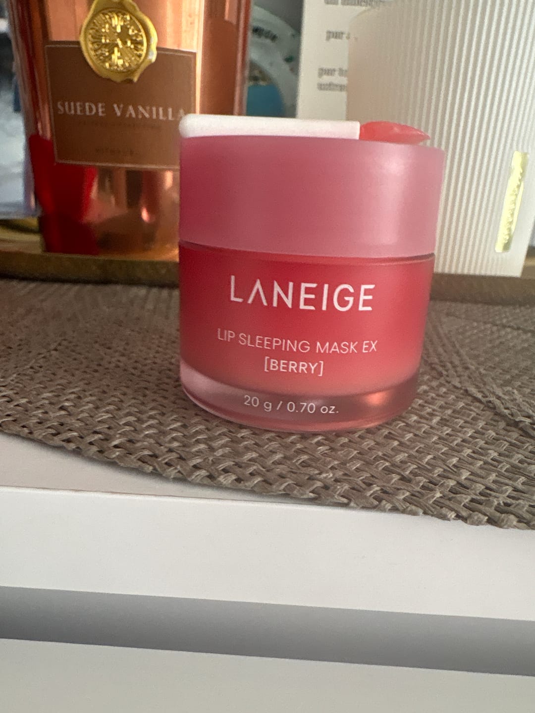 Customer photo review of Nakts maska lūpām LANEIGE Lip Sleeping Mask EX Berry