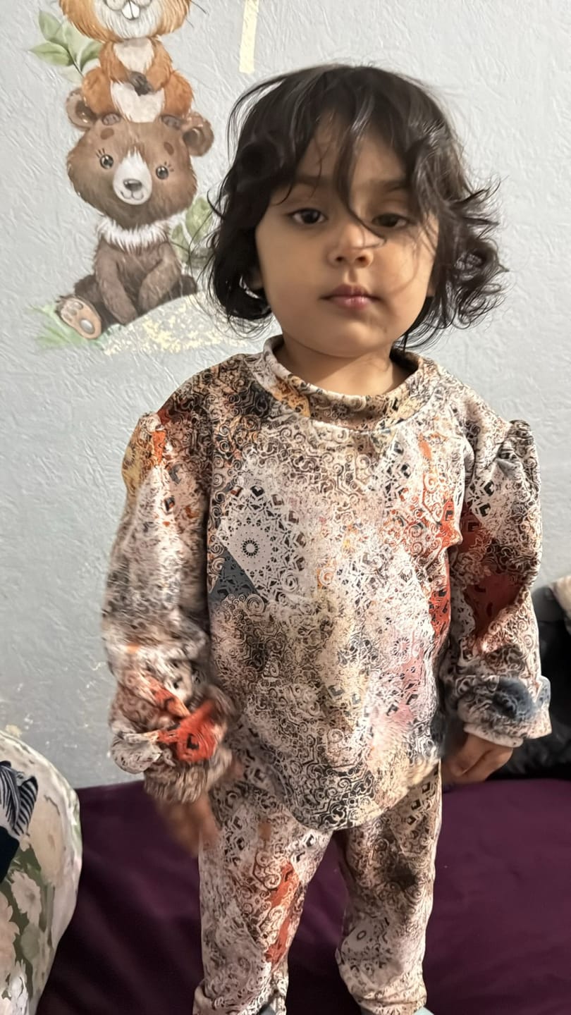 Customer photo review of Watercolour Feathers Stretch Velvet Fabric
