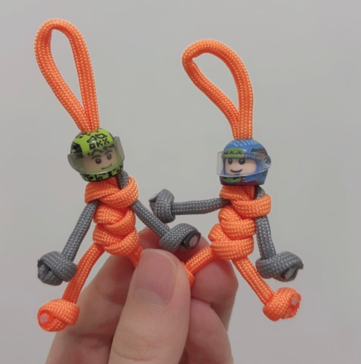 Customer photo review of Limited Edition 2025 Lando Norris Racing Paracord Buddy Keychain
