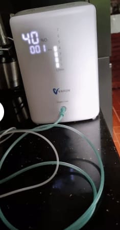 Customer photo review of VARON 1-7L/min  Home Oxygen Concentrator VH-3