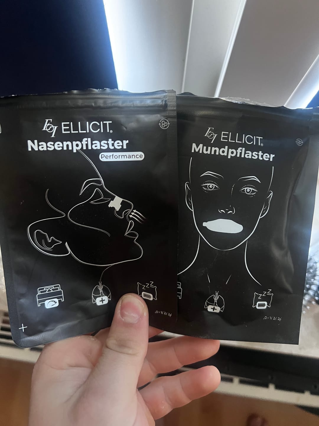 Customer photo review of Nasenpflaster Performance