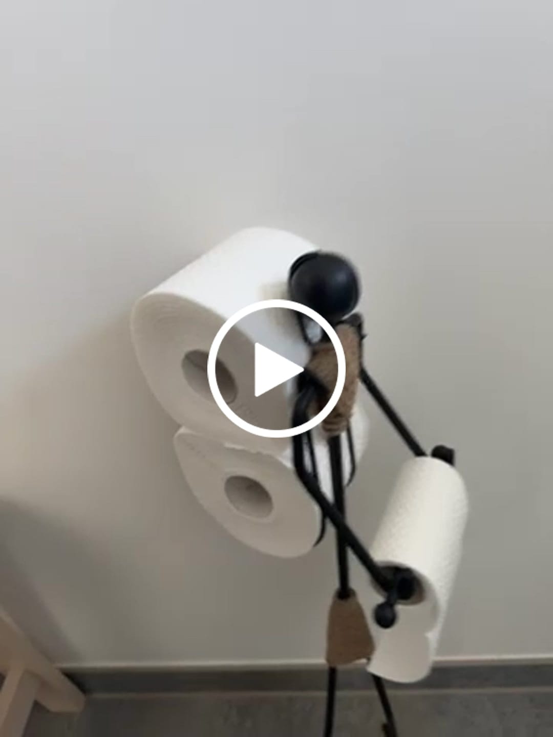 Customer video review of Toilet Paper Holder and Storage