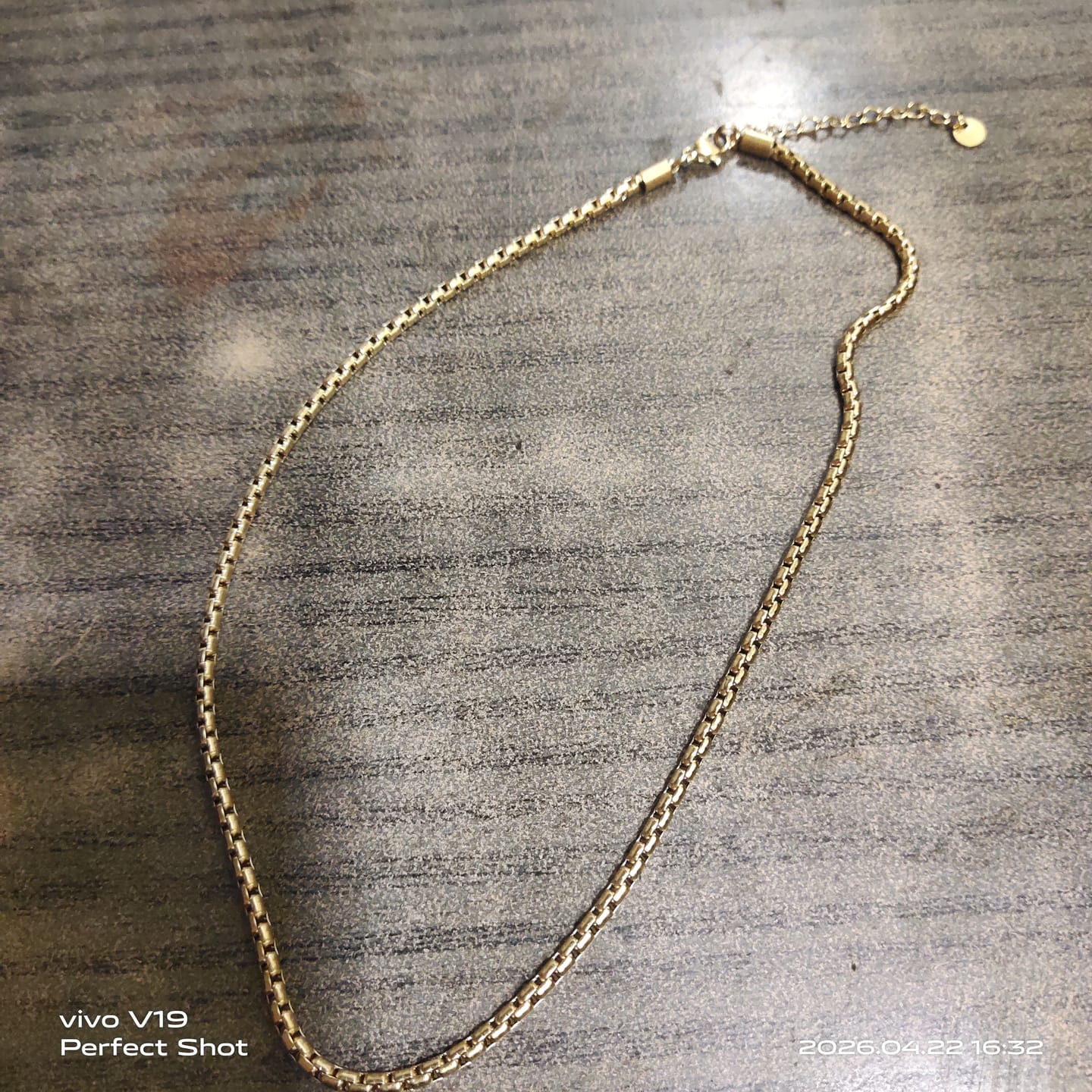 Customer photo review of Golden Majesty Chain