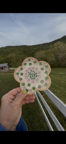 Customer photo review of This Month's Craft DIY Mosaic Coaster