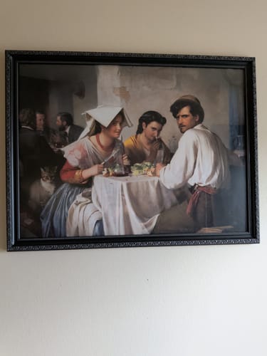 Customer photo review of In a Roman Osteria | Carl Bloch | 1866