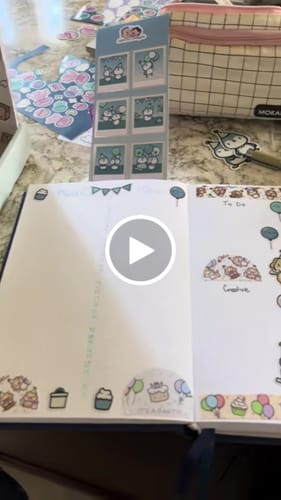 Customer video review of Happy Birthday Washi Tape (Set of 2)
