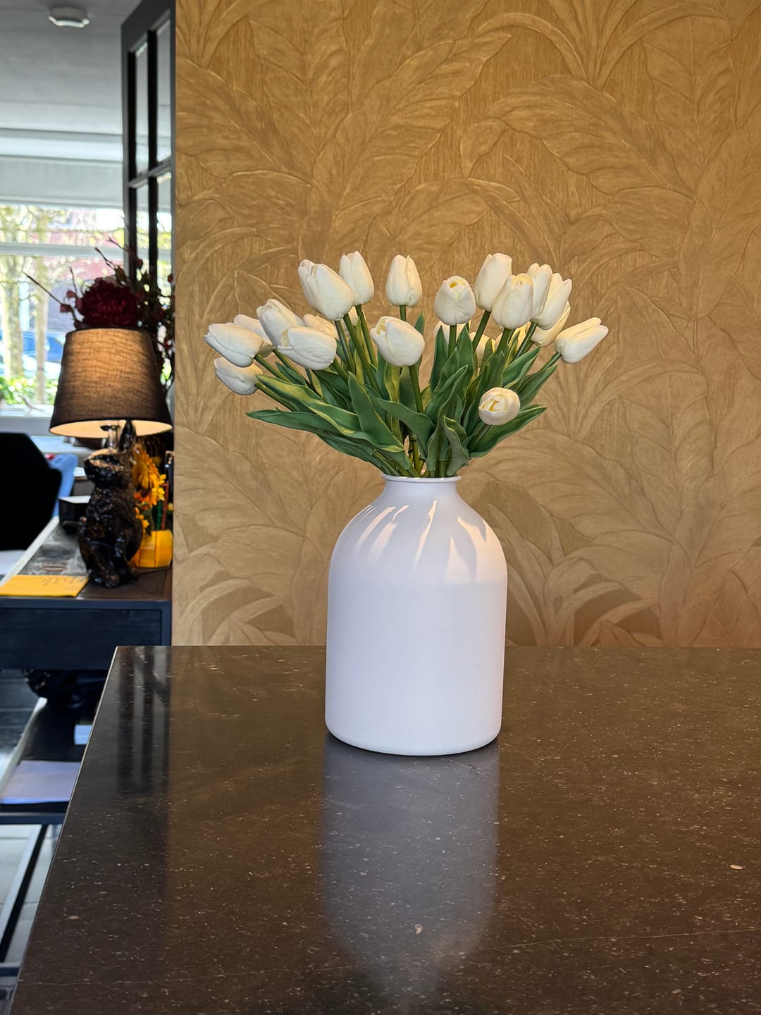Customer photo review of Tulpen Boeket - Wit (25 stengels)