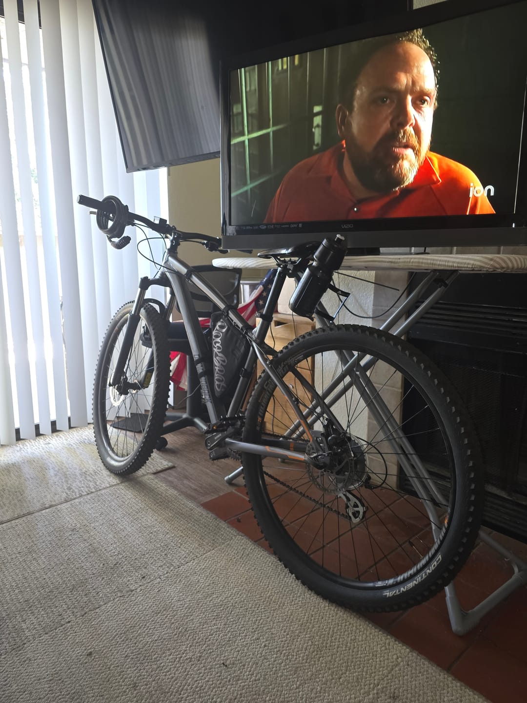 Customer photo review of Bike Saddle Bottle Holder Mount