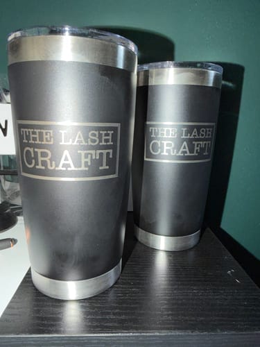 Customer photo review of (6 Pieces) Laser Engraved Tumbler | 20 oz