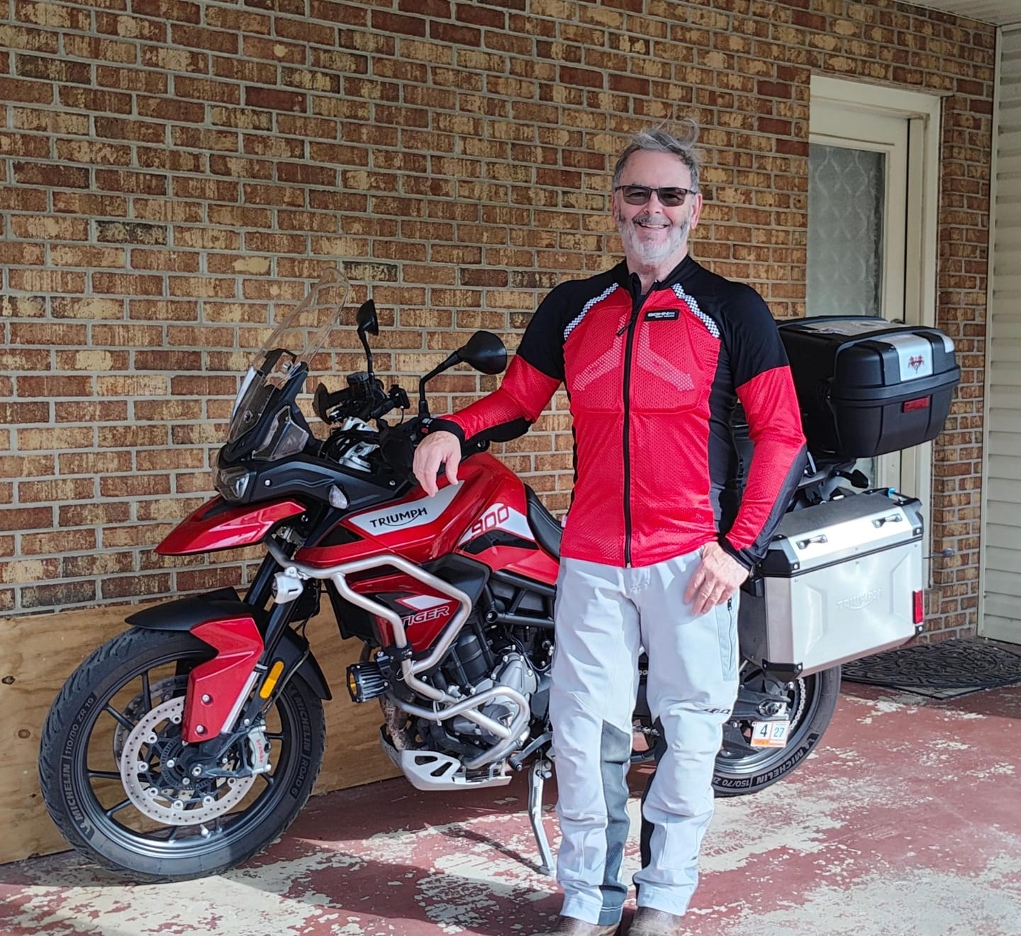 Customer photo review of Airtex™ "Adventure" Motorcycle Shirt w/ Chest Protection