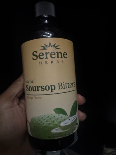 Customer photo review of Soursop Bitters: Orange Flavor