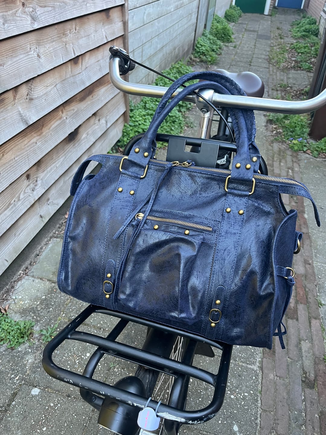 Customer photo review of It girl bag navy