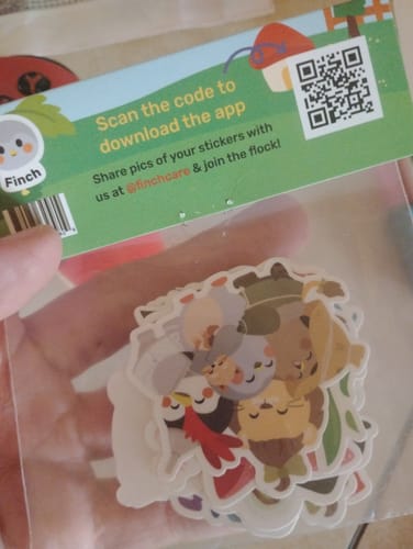 Customer photo review of Friends of Oz 🌪️ Collectible Sticker Pack