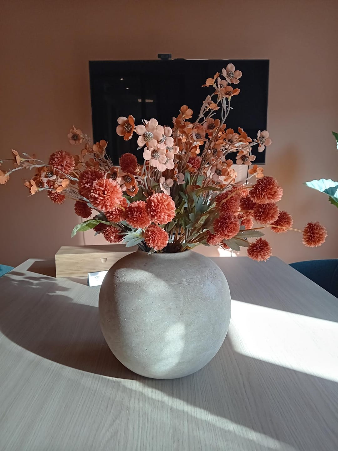 Customer photo review of Wax Arrangement - Terracotta
