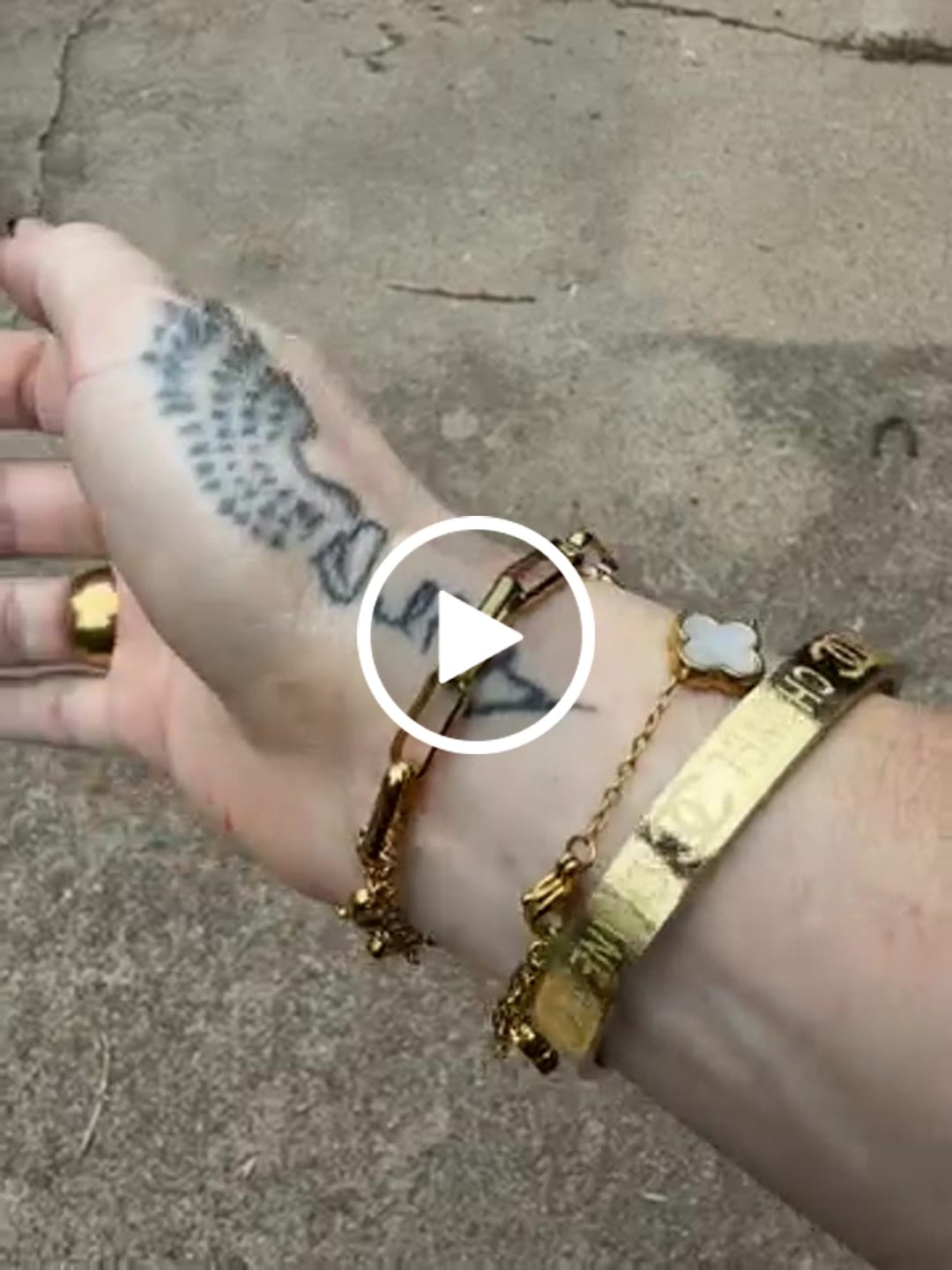 Customer video review of ...But God Bracelet