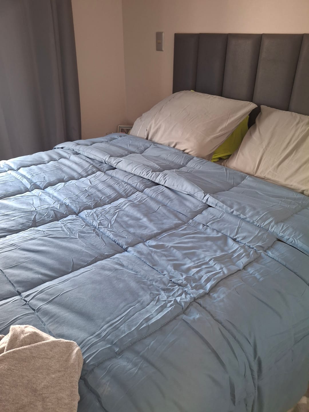 Customer photo review of Cobertor De Lujo 2 Plazas - Azul Soft Touch Linea Hotel Premium