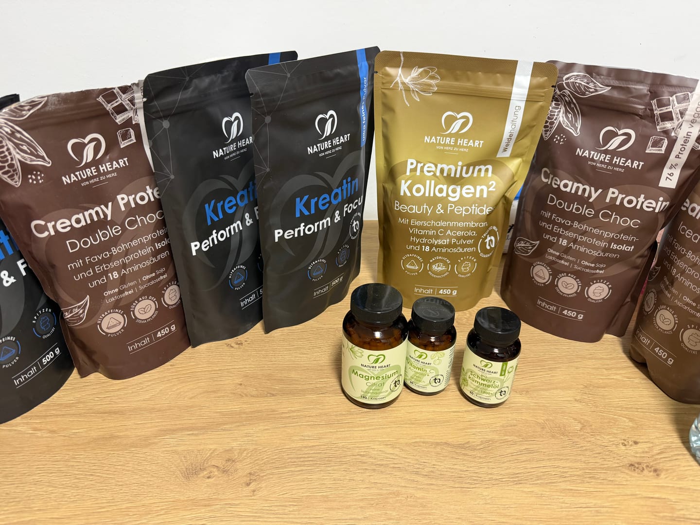 Customer photo review of Creamy Protein Double Choc